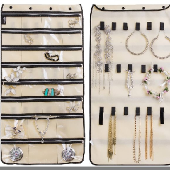 Misslo Accessories - New Double Sided Hanging Jewelry Organizer